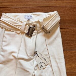 NWT My Sunday Ski white ski pants, size small